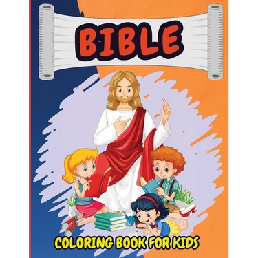 Bible Coloring Book For Kids: Christian Coloring Book for Children with Biblical Illustrations