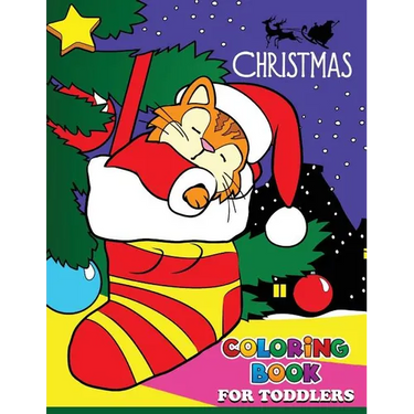 Christmas Coloring Books for Toddlers: Coloring book for girls and kids