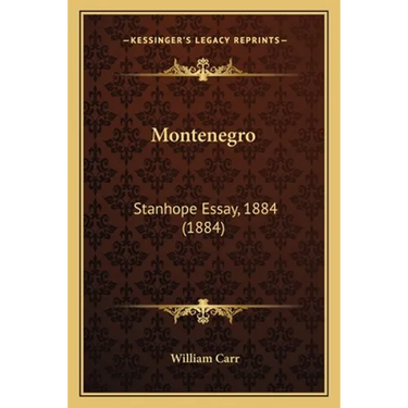 Montenegro: Stanhope Essay, 1884 (1884)
