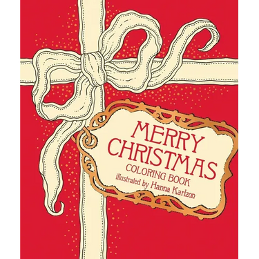 Merry Christmas Coloring Book: Hardcover Adult Coloring Book Featuring Thick, High-Quality Paper