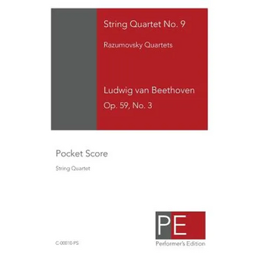String Quartet No. 9: Pocket Score