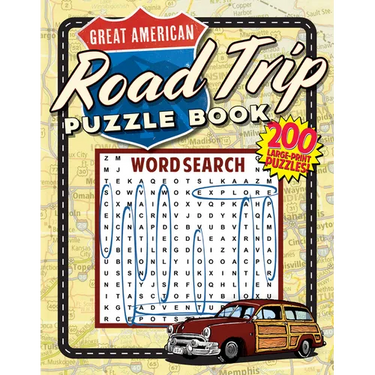 Great American Road Trip Puzzle Book