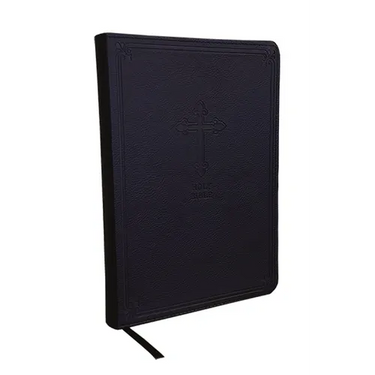 Kjv, Value Thinline Bible, Large Print, Leathersoft, Black, Red Letter Edition, Comfort Print