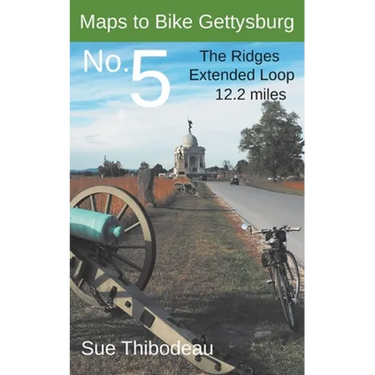 Maps to Bike Gettysburg No. 5: The Ridges Extended Loop