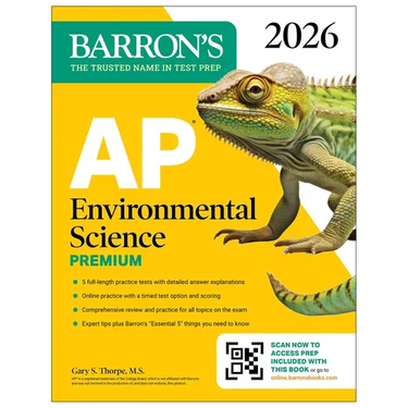 AP Environmental Science Premium, 2026: Prep Book with 5 Practice Tests + Comprehensive Review + Online Practice