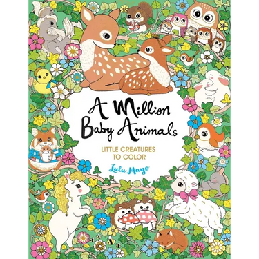 A Million Baby Animals: Little Creatures to Color