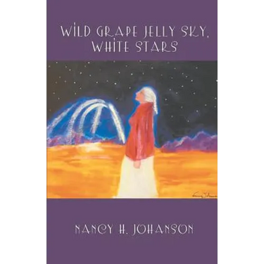 Wild Grape Jelly Sky, White Stars
