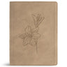 CSB Verse-By-Verse Reference Bible, Digital Study Edition, Earth Suedesoft Leathertouch