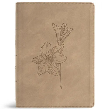 CSB Verse-By-Verse Reference Bible, Digital Study Edition, Earth Suedesoft Leathertouch