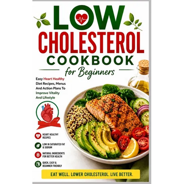 Low Cholesterol Cookbook: Diet Menus, plans and Recipes For Healthy Living