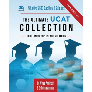 The Ultimate UCAT Collection: New Edition with over 2500 questions and solutions. UCAT Guide, Mock Papers, And Solutions. Free UCAT crash course!