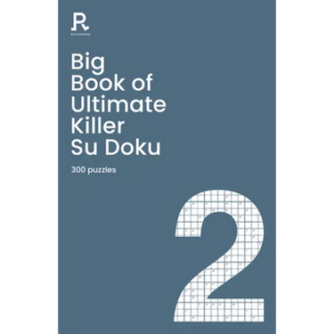 Big Book of Ultimate Killer Su Doku Book 2: A Bumper Deadly Killer Sudoku Book for Adults Containing 300 Puzzles