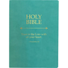 Kjver Holy Bible, Trust in the Lord Life Verse Edition, Large Print, Coastal Blue Ultrasoft: (King James Version Easy Read, Teal, Red Letter, Proverbs