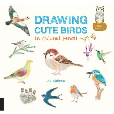 Drawing Cute Birds in Colored Pencil