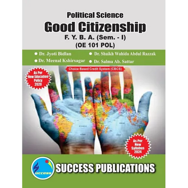 Good Citizenship(F.Y.B.A, Sem.-I) SPPU-Text(English)