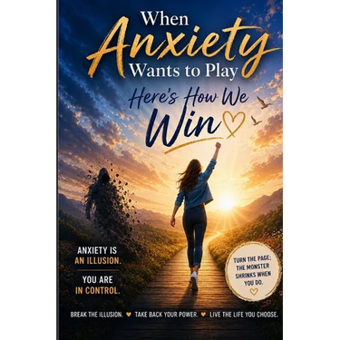 When Anxiety Wants to Play - Here's How We Win: Turn the page. The monster shrinks when you do.