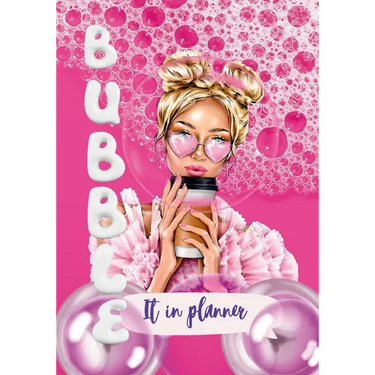 Bubble It in Planner: 94 pages to-do-list planner with a saving tracker, important date log, and notes