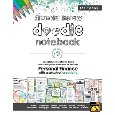 Personal Finance Doodle Notes: Brain Based Interactive Guided Notes