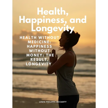 Health, Happiness, and Longevity - Health without medicine: happiness without money: the result, longevity