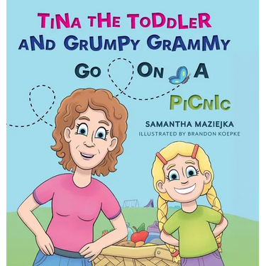 Tina the Toddler and Grumpy Grammy Go on a Picnic
