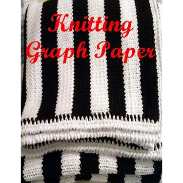 Knitting Graph Paper: Letter Format 8.5"x11"
