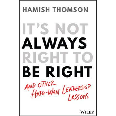 It's Not Always Right to Be Right