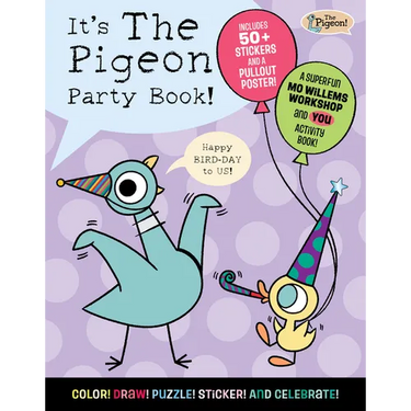 It's the Pigeon Party Book!