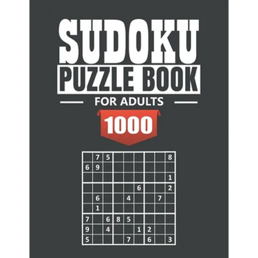 Sudoku puzzle book for adult: 1000 Easy to Extreme Sudoku Puzzles with Solutions paperback game suduko puzzle books for adults large print sadoku puzz
