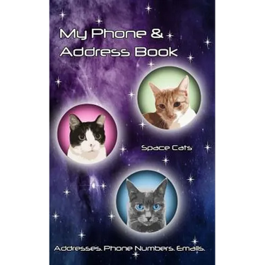 Space Cats Address Book: Phone Numbers and Email