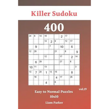 Killer Sudoku - 400 Easy to Normal Puzzles 10x10 vol.19