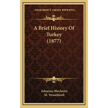 A Brief History Of Turkey (1877)