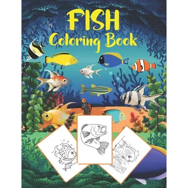 Fish Coloring Book: for kids to color a beautiful and unique fish designs .The perfect gift for kids