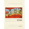 Vintage Lined Notebook Greetings from Peoria, Illinois