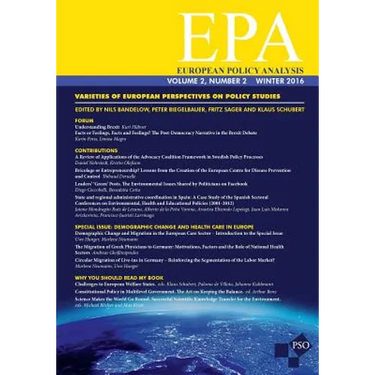 European Policy Analysis 2.2, Fall 2016