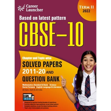 CBSE Class X 2022 - Term II: Chapter and Topic-wise Solved Papers 2011-2020 & Question Bank: Mathematics Science Social Science English by GKP