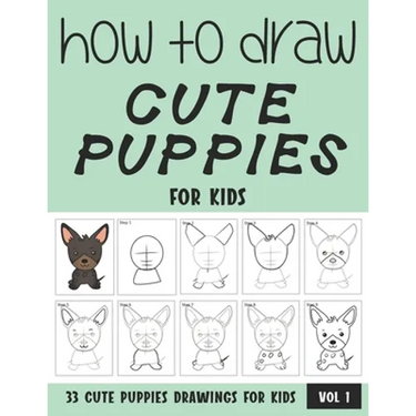 How to Draw Cute Puppies for Kids