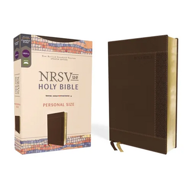 Nrsvue, Holy Bible, Personal Size, Leathersoft, Brown, Comfort Print