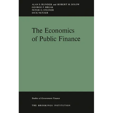 Economics Of Public Finance