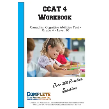 CCAT 4 Workbook: Canadian Cognitive Abilities Test - Grade 4 - Level 10