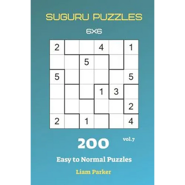 Suguru Puzzles - 200 Easy to Normal Puzzles 6x6 vol.7