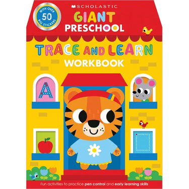 Giant Preschool: Trace and Learn Workbook (Scholastic Early Learners)