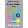 Password & Account Number Book