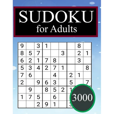 3000 Sudoku for Adults: 3000 SUDOKU Easy to hard Sudoku Puzzles with Solutions paperback game suduko puzzle books for adults large print sudok