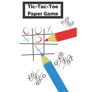 Tic-Tac-Toe Paper Game: 2 Player Activity Book "Tic-Tac-Toe" /Fun Activities for Family Time