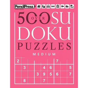 Over 500 Sudoku Puzzles Medium: Sudoku Puzzle Book Medium (with answers)