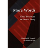 More Words: Gael Turnbull on Poets & Poetry