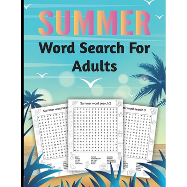 Summer Word Search Large Print: Large Print Word Searches Puzzle Book