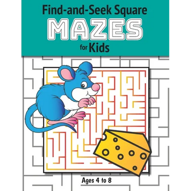 Find-and-Seek Square Mazes for Kids: (Ages 4-8) Maze Activity Workbook