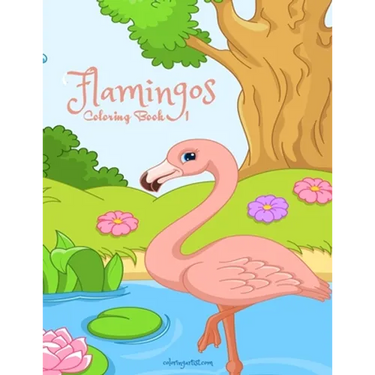 Flamingos Coloring Book 1