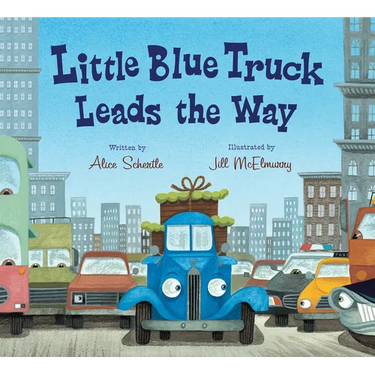 Little Blue Truck Leads the Way Board Book